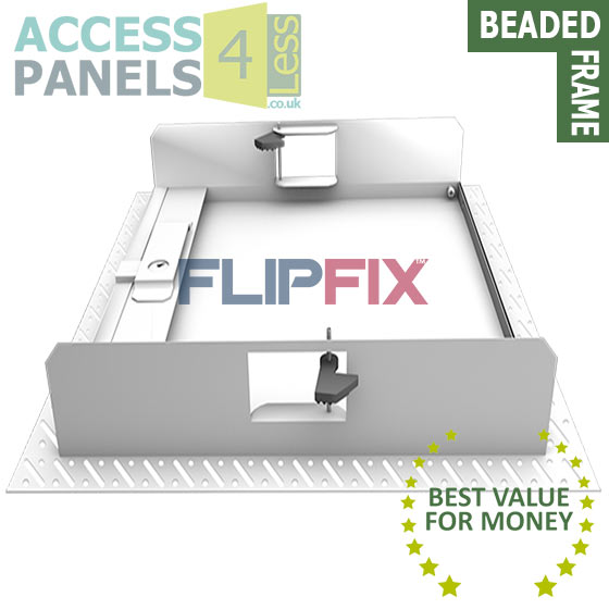 Non Fire Rated 6x 6 FlipFix Metal Access Panel with Picture Frame Surround 